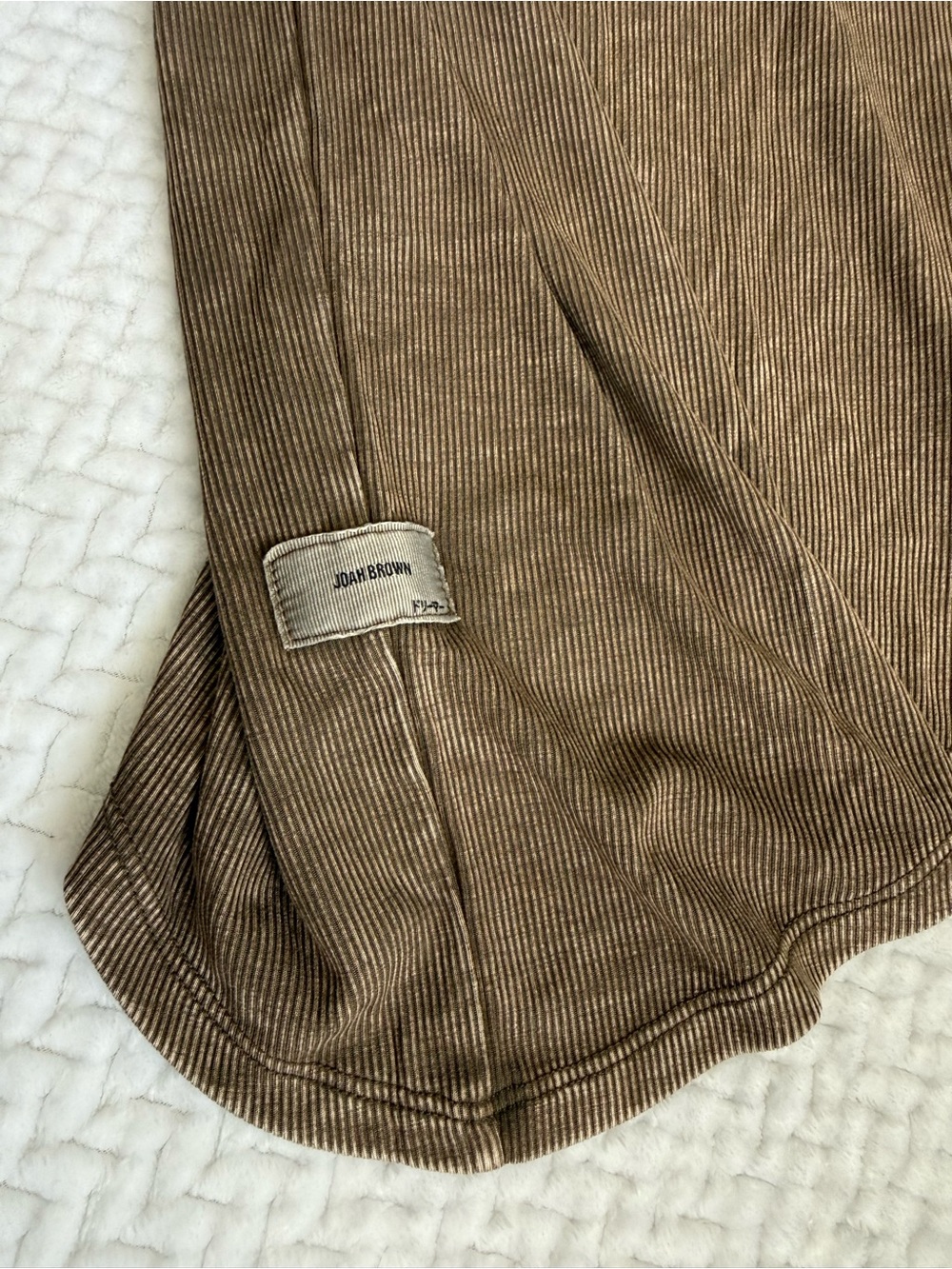 Joah brown cross back midi dress - Picture 5 of 10